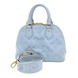 Louis Vuitton Bubblegram Alma BB handbag ice blue calfskin leather